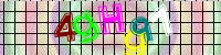 Blue Captcha Image