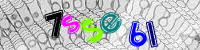 Blue Captcha Image